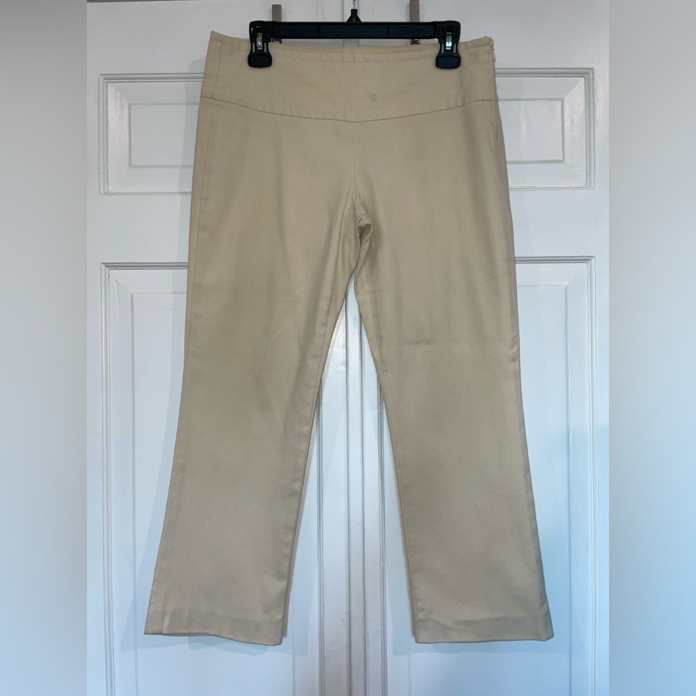 Theory Beige Flare Pants